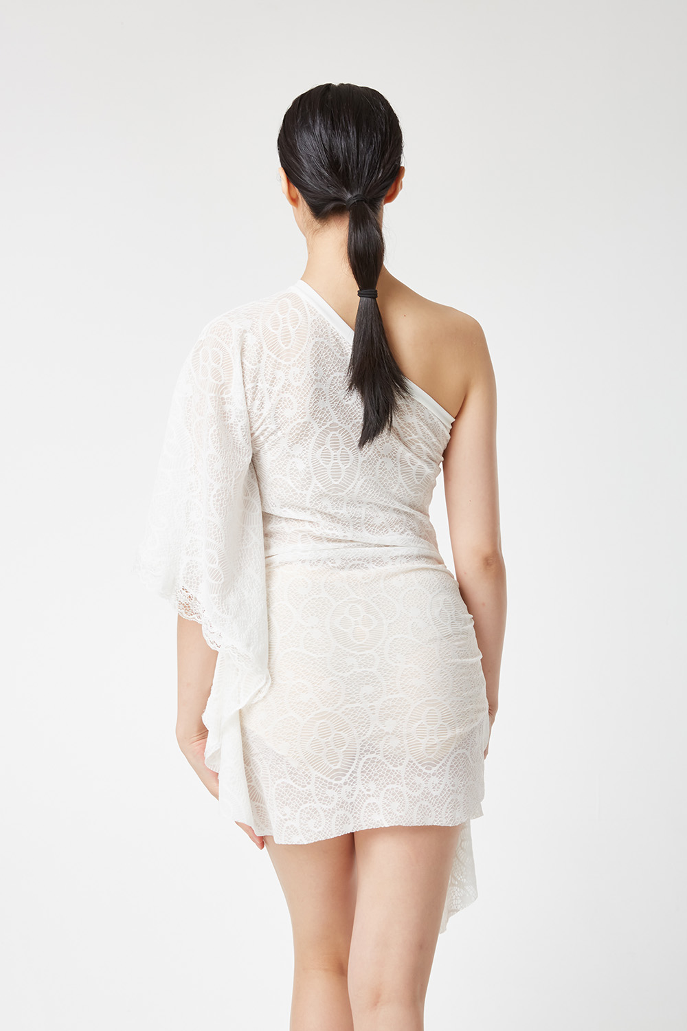 White lace Mini Dress